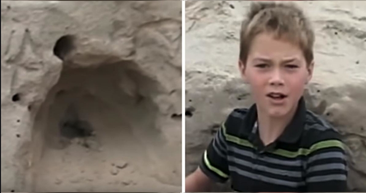 Ein 11 jähriger Junge spielt am Strand und findet ein Mädchen, das lebend im Sand begraben wurde und schreitet sofort zur Tat